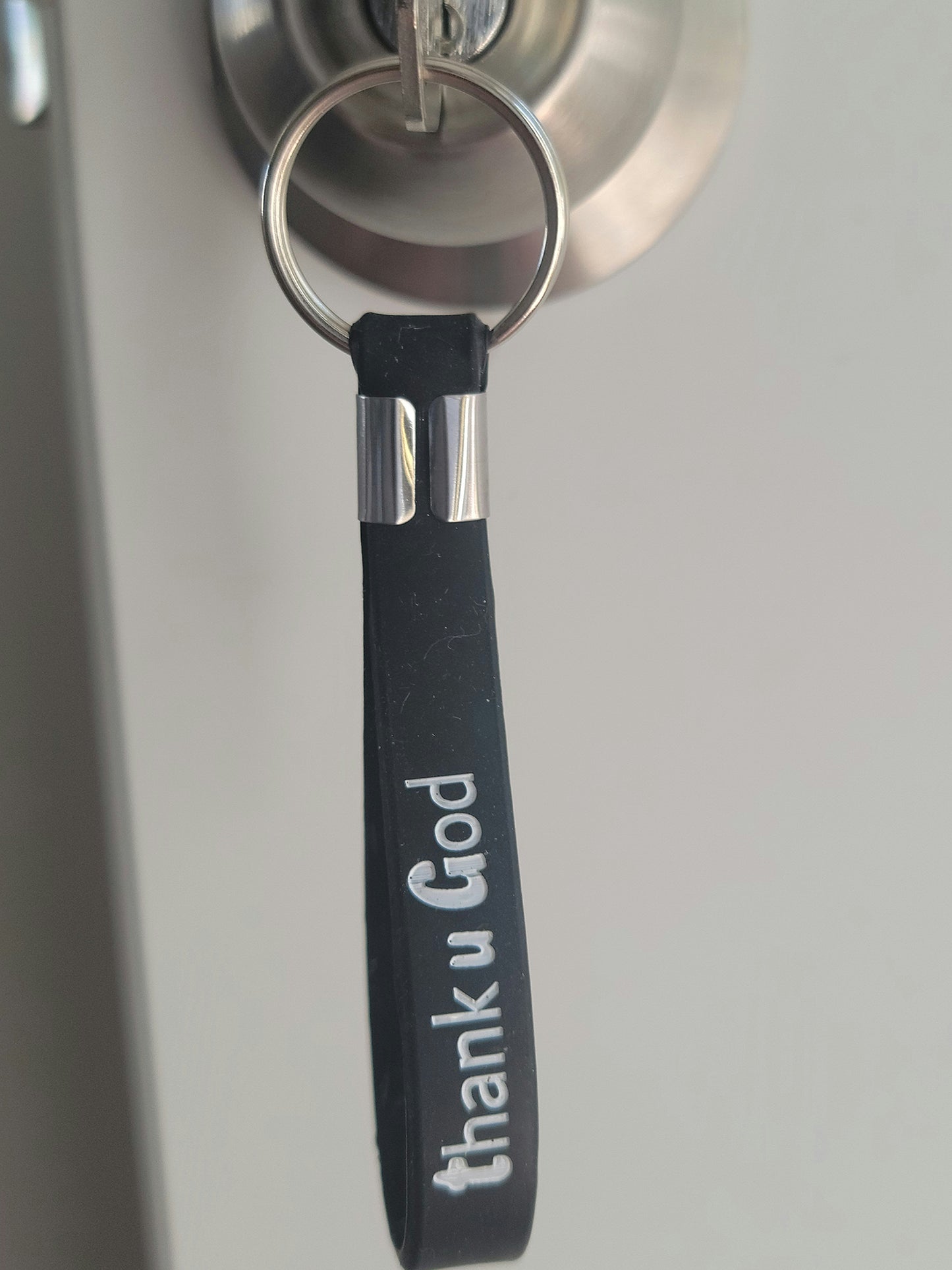 Silicone Band Keychain