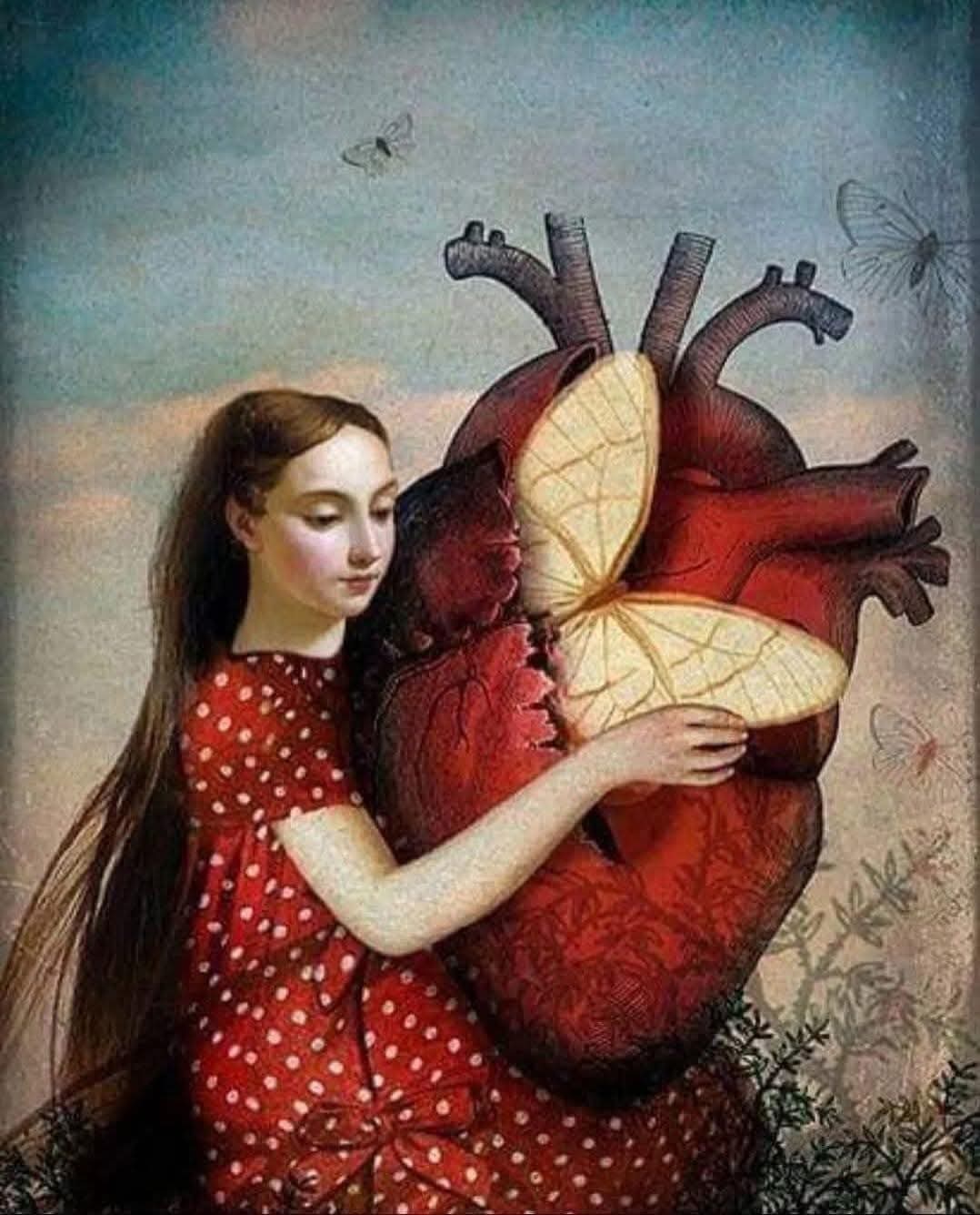 Carrying grief and gratitude.
