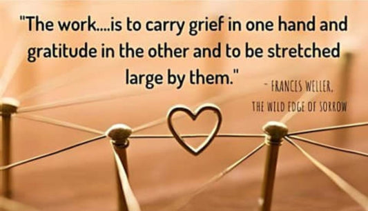 Being grateful through hardship.