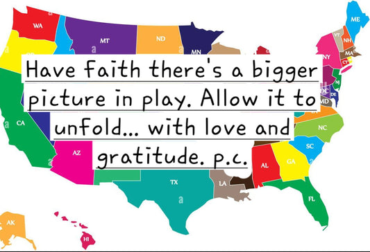 Allow it to unfold ...with gratitude.